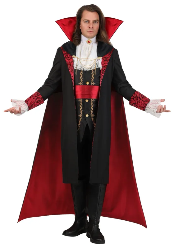 Men's Crimson Count Vampire Costume
